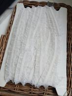 Wit geplooid elastisch band-, Ophalen of Verzenden, Nieuw, Lint, Band of Elastiek