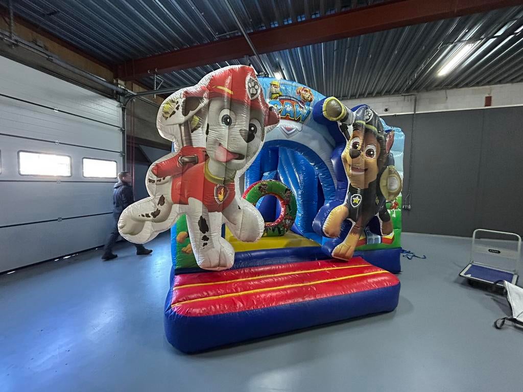 Springkussen paw patrol te huur, Hobby en Vrije tijd, Feestartikelen | Verhuur, Nieuw, Overige, Ophalen of Verzenden