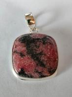 Zilveren hanger met rhodoniet, Verzenden, Nieuw, Met edelsteen, Zilver