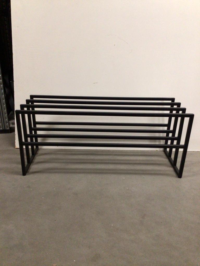 Zwart metalen schoenenrek - Modern en ruimtebesparend, Ophalen, Zo goed als nieuw
