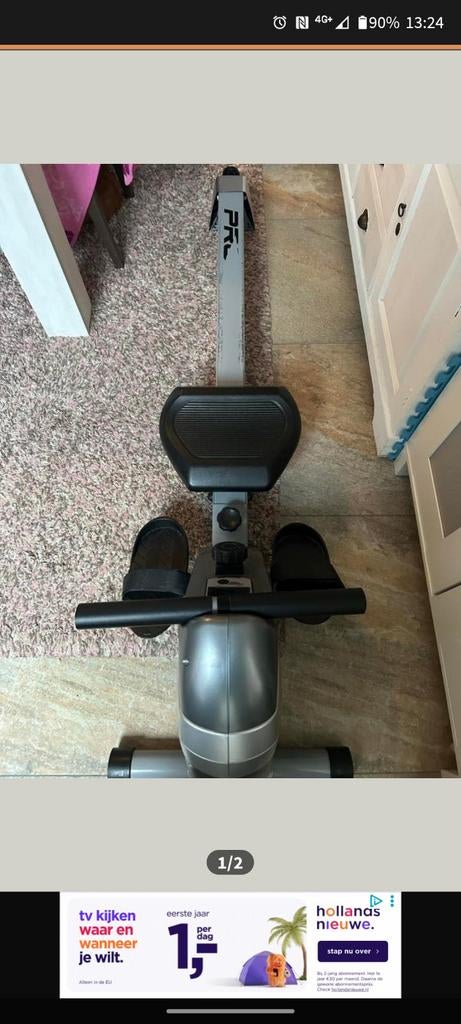 Gratis roeitrainer, Ophalen, Gebruikt