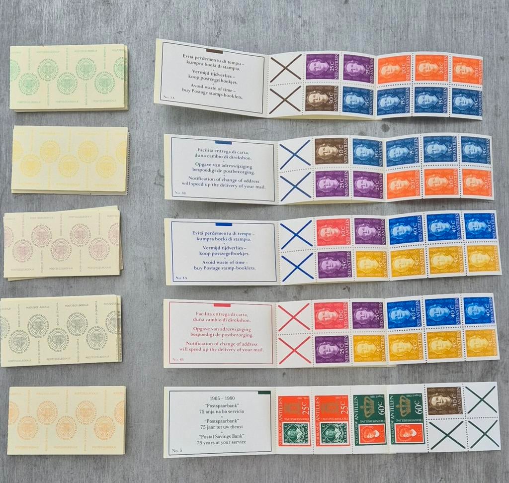 Postzegelboekjes Nederlandse Antillen, Postzegels en Munten, Postzegels | Volle albums en Verzamelingen, Ophalen of Verzenden