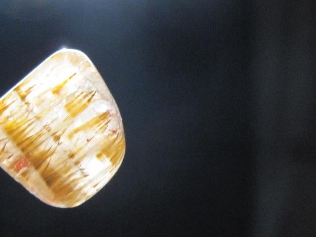 han. 2x aparte edelsteenhanger MELODY (CACOXENIET, SUPER 7), Overige materialen, Verzenden, Nieuw, Met edelsteen