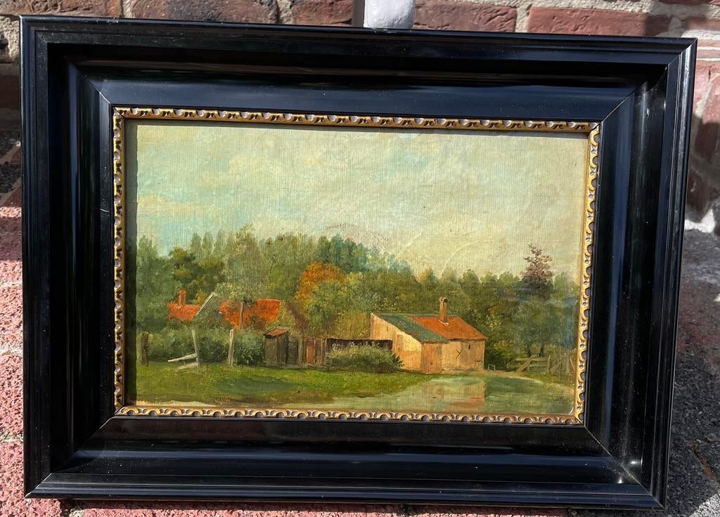 Schilderij antiek, Ophalen of Verzenden