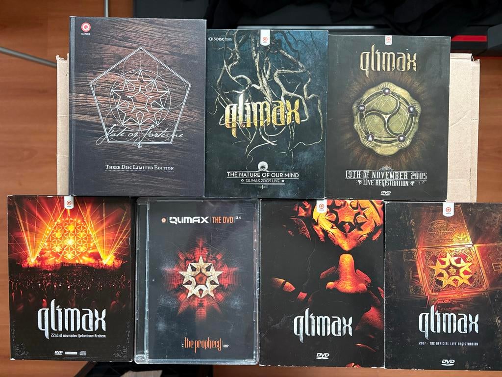 Qlimax Live CD/DVD/Blu-ray Boxset, Ophalen of Verzenden, Gebruikt, Techno of Trance, Boxset