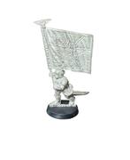 Warhammer 40K Astra Militarum Imperial Guard Standard Bearer, ., Warhammer, Ophalen of Verzenden, Zo goed als nieuw