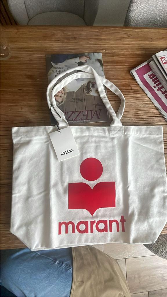 Isabel Marant Tote Tas - Nieuw!, Ophalen of Verzenden, Nieuw, Wit, Shopper