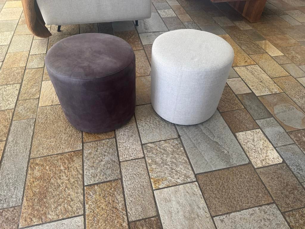 2 Passe-partout poefen, 45 cm hoog, 48 cm doorsnee, Ophalen, Minder dan 50 cm, Gebruikt, Rond