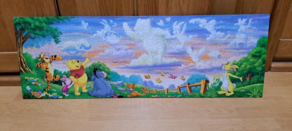 Winnie the Pooh puzzel 1000 stukjes, gelijmd op  MDF plaat., Ophalen, Wanddecoratie