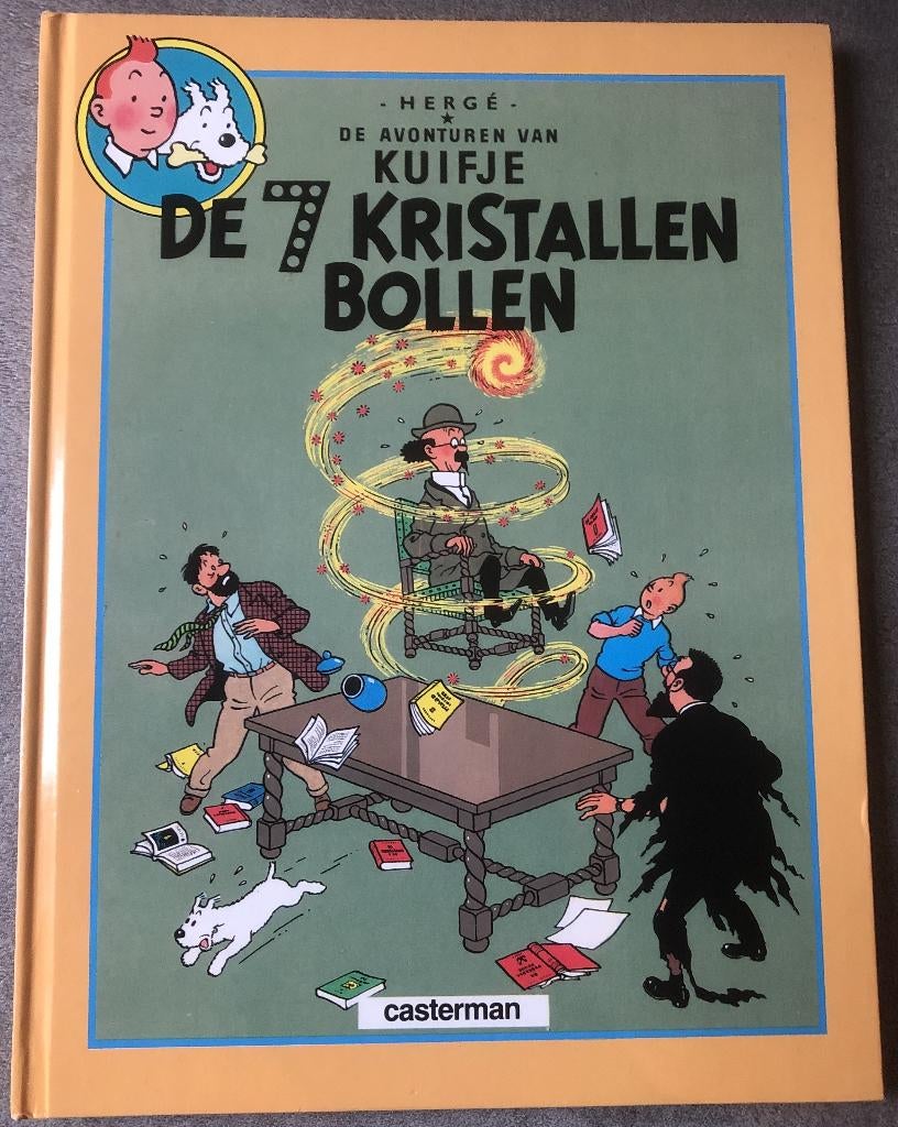 KUIFJE - DUBBELALBUM - DE 7 KRISTALLEN BOLLEN/DE ZONNETEMPEL, Boeken, Eén stripboek, Ophalen of Verzenden, Zo goed als nieuw, Hergé