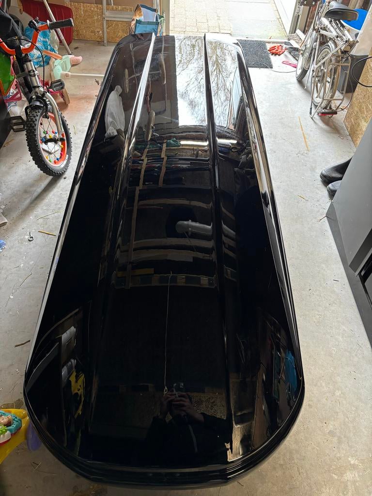 Dakkoffer 420 liter tweezijdig te openen, Auto diversen, Dakkoffers, Ophalen, Gebruikt