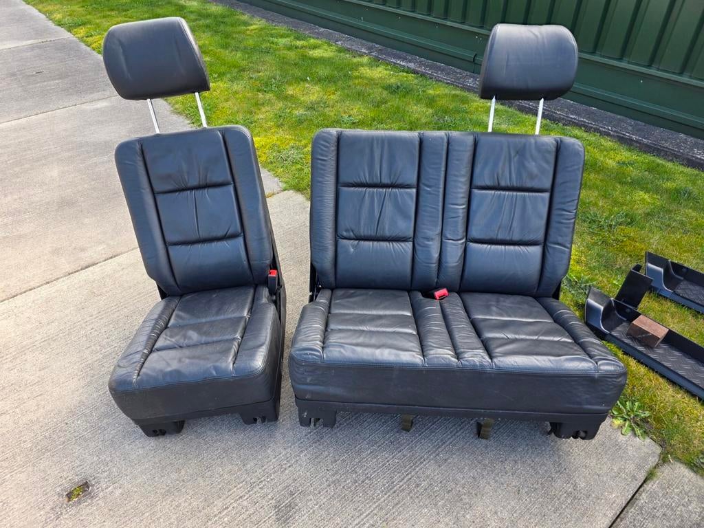 Achterbank Mercedes G W463, W461en W460, LEER., Auto-onderdelen, Interieur en Bekleding, Ophalen