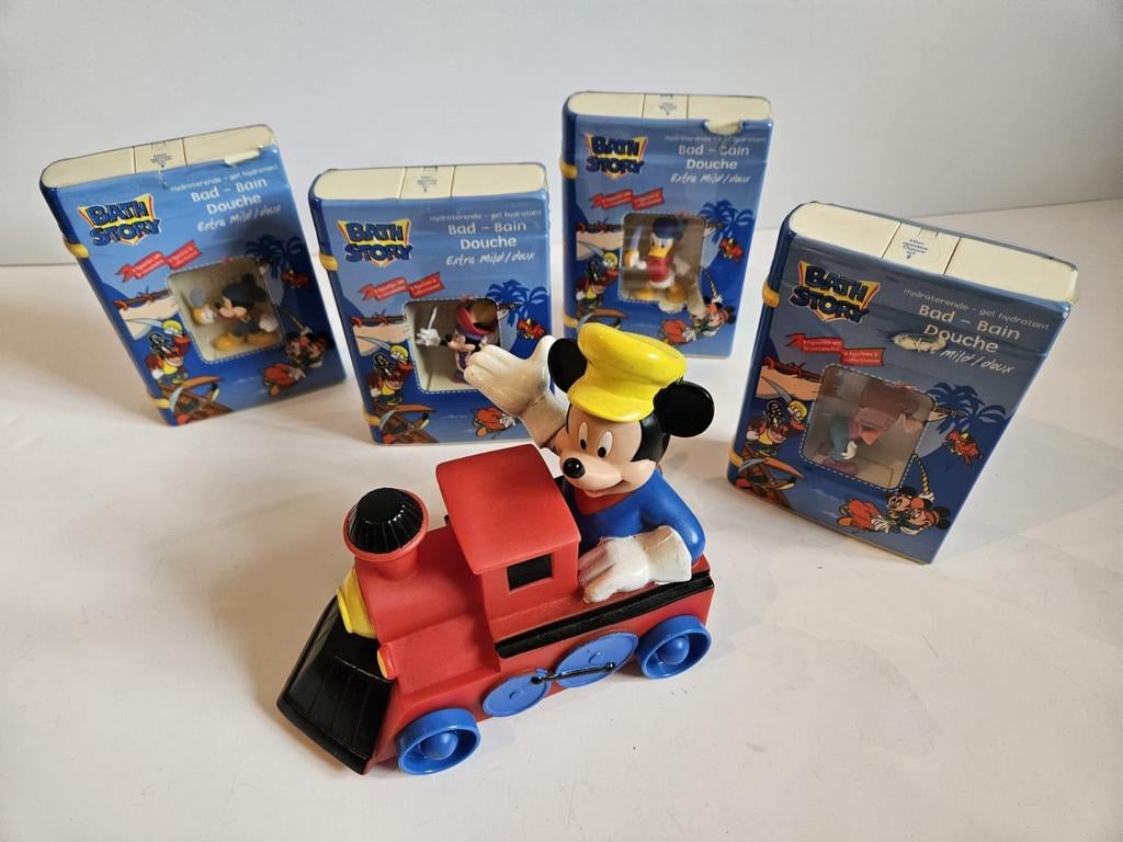 Disney badschuimen, Ophalen of Verzenden, Mickey Mouse, Beeldje of Figuurtje