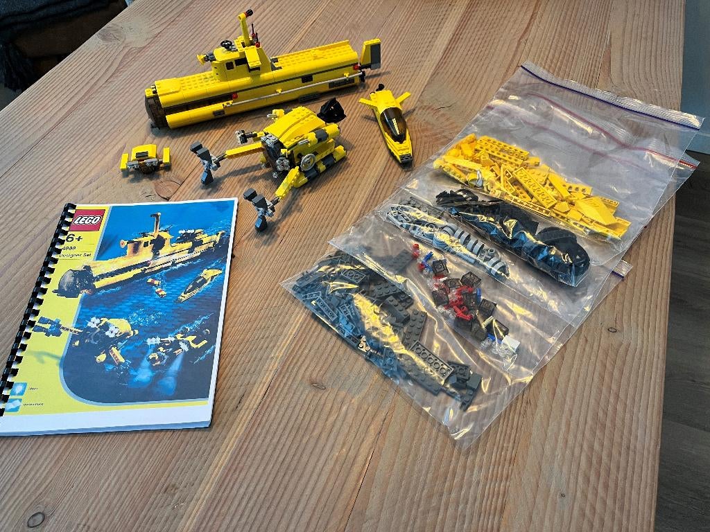 Lego Creator 4888 Onderwater expeditie (2005), Gebruikt, Overige thema's, Lego, Ophalen of Verzenden