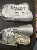 IKEA Kvart  Grijs Lamp 2 x ( geseald), Ophalen of Verzenden, Zo goed als nieuw, Minder dan 50 cm
