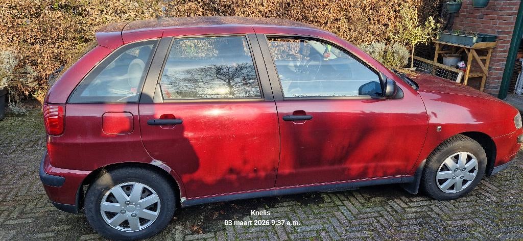 Seat Ibiza 1.4 44KW 2000 Rood, Voorwielaandrijving, 40 €/maand, 4 cilinders, Ibiza