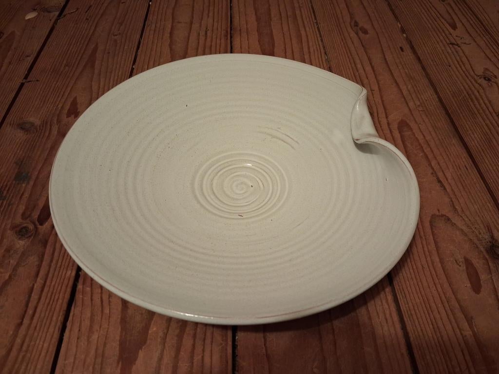 oma's vintage keramieken fruitschaal / nagtegaal Utrecht, Ophalen of Verzenden, Zo goed als nieuw, Rond, Porselein of Keramiek