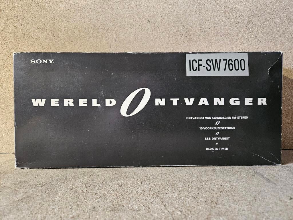 Sony ICF-SW7600 Wereldontvanger  (lees tekst), Ophalen, Gebruikt, Wereldontvanger