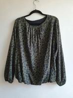 Blouse panterprint XL, Ophalen of Verzenden, Gedragen, Maat 46/48 (XL) of groter, Groen