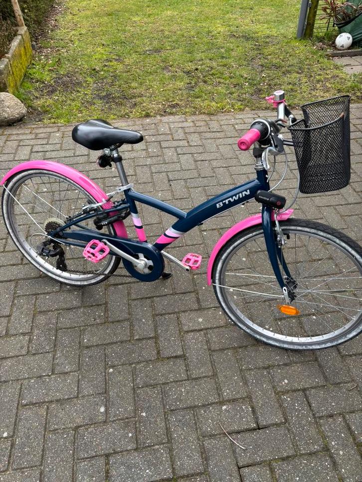 BTWin original 500, 24 inch, Fietsen en Brommers, Fietsen | Meisjes, Gebruikt, 24 inch, Handrem, Versnellingen, Ophalen