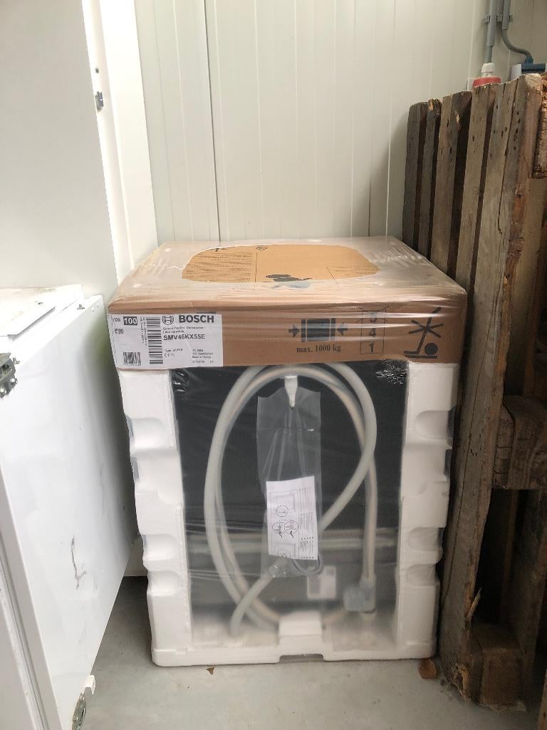 Vaatwasser Bosch SMV46KX55E, Ophalen, Minder dan 85 cm, 60 cm of meer, Eco programma