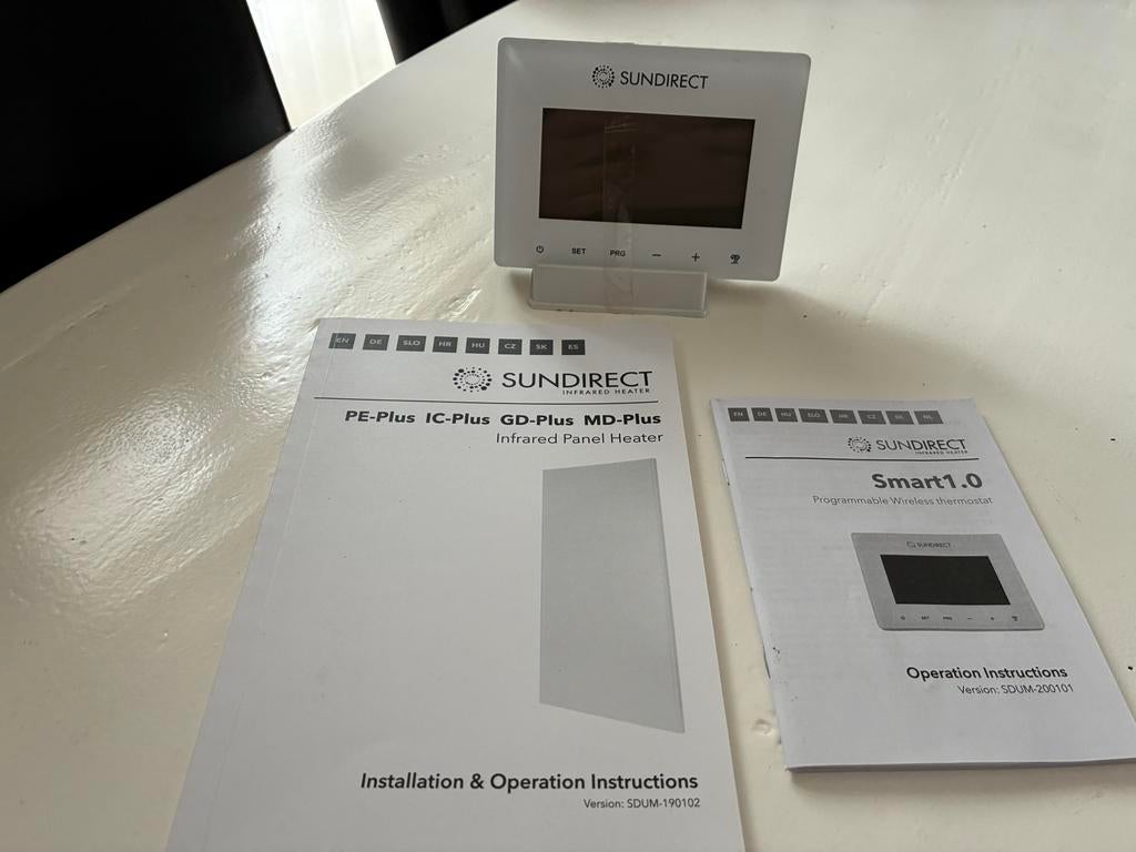 Thermostaat smart 1. O infrarood (1400) kan aan de wand muur, Ophalen, Zo goed als nieuw
