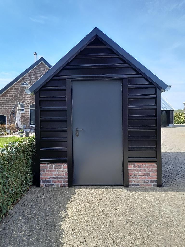 complete afgewerkte geïsoleerde schuur bestellen? 4000x2500, Tuin en Terras, 200 tot 400 cm, DKM Materiaal, 250 tot 500 cm, Schuur