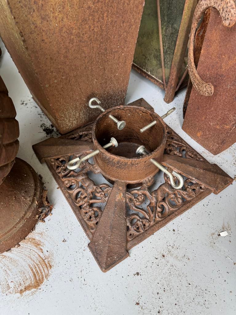 Kerstboom standaard, Ophalen