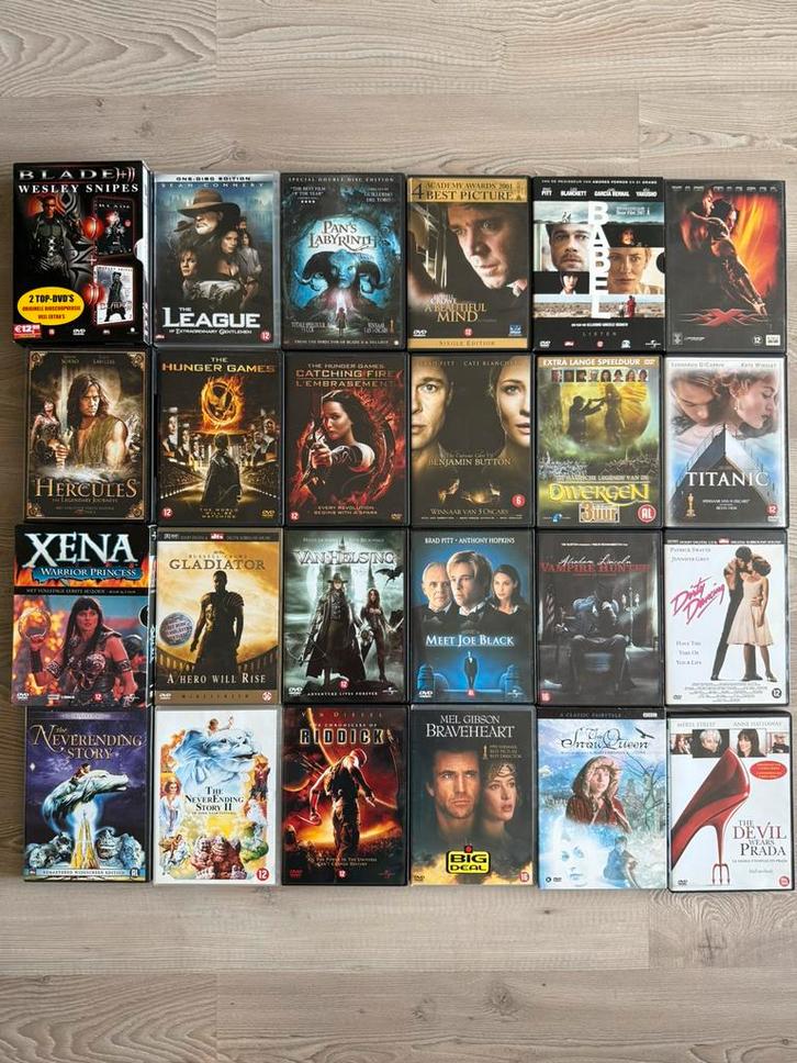 Fantasy dvd films en kaskrakers verzameling, Cd's en Dvd's, Dvd's | Avontuur, Zo goed als nieuw, Alle leeftijden, Ophalen of Verzenden