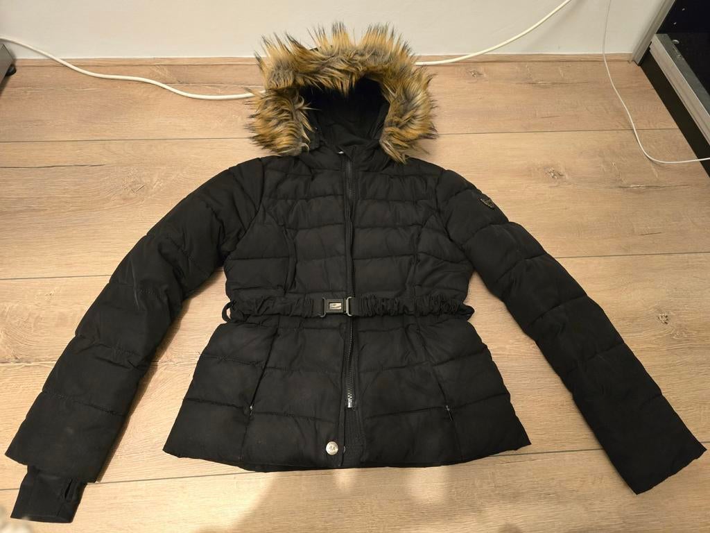 winterjas meisje 14 jaar, Ophalen, Airforce, Zwart, Zo goed als nieuw