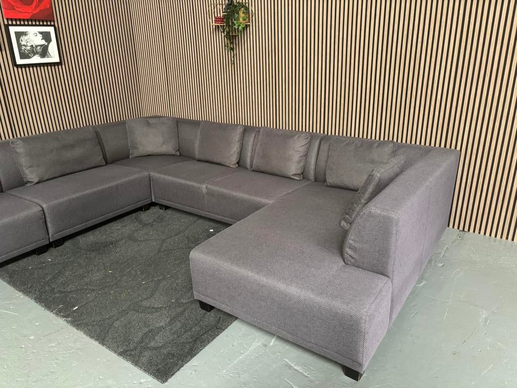 GRATIS LEVERING U-Bank InHouse 350x300x190 GEREINIGD, Huis en Inrichting, Banken | Bankstellen, Hoekbank, 300 cm of meer, Ophalen of Verzenden