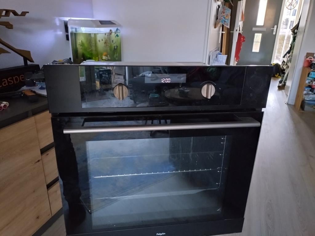 Pelgrim OVM526MAT Inbouw Oven - Hetelucht element nieuw!, Gebruikt, Oven, Hete lucht, Inbouw