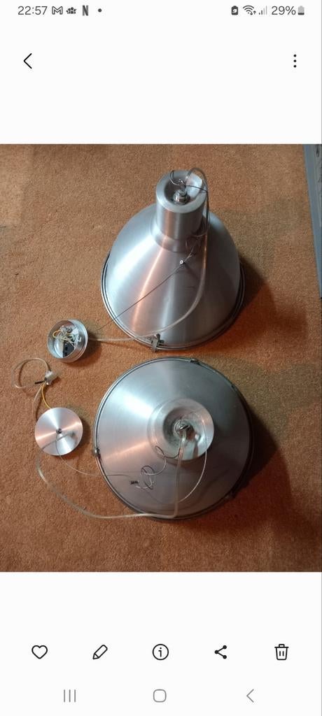 Lampen, Huis en Inrichting, Lampen | Tafellampen, Ophalen, Minder dan 50 cm