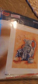 Lanarte borduurpakketje- borduurpakket stil leven - keuken, Ophalen of Verzenden, Nieuw, Handborduren, Borduurpakket