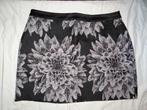 Leuke zwart/wit gebloemde STEPS rok, Ophalen, Zwart, Steps, Maat 36 (S)