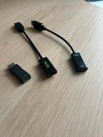 DisplayPort naar HDMI adapters (4K), Ophalen of Verzenden, Zo goed als nieuw, Minder dan 2 meter, HDMI-kabel