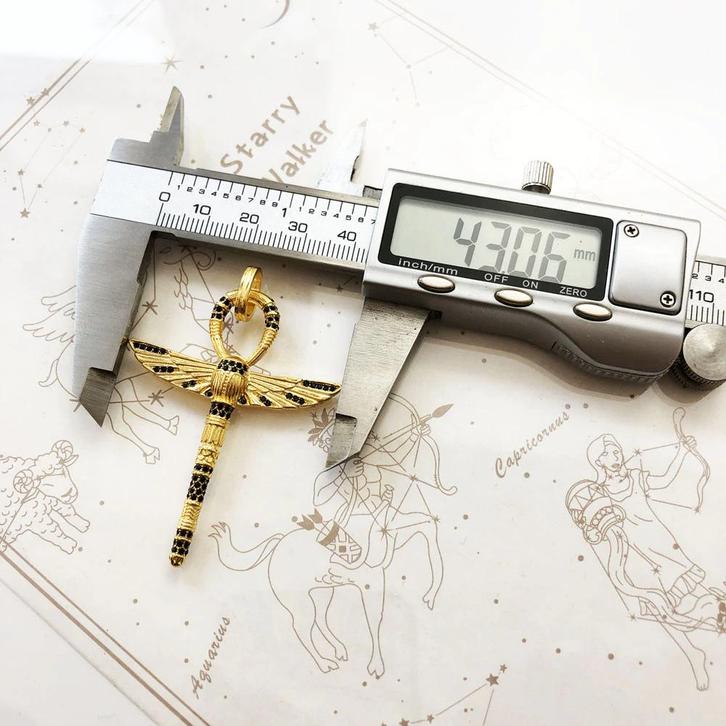 Ankh Kruis Met Scarabee Hanger Voor Ketting / Sieraad, Sieraden, Tassen en Uiterlijk, Kettinghangers, Nieuw, Overige materialen