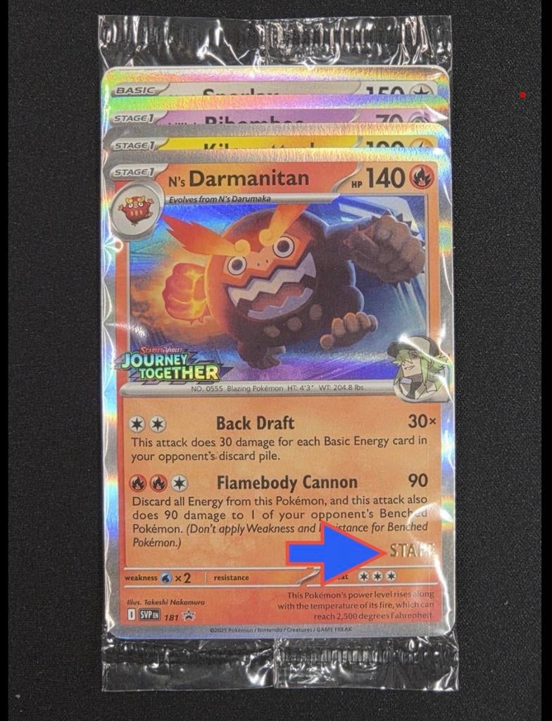 Sealed Prerelease STAFF Set Journey Together (4 kaarten), Ophalen of Verzenden, Zo goed als nieuw, Meerdere kaarten, Foil