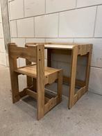 Minerakids Montessori tafel en stoel 2-6 jaar, Ophalen of Verzenden, Zo goed als nieuw, Tafel(s) en Stoel(en)