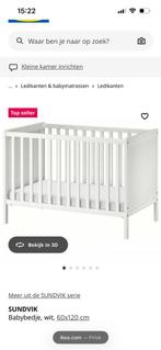 Sundvik ledikant wit, Ophalen, Gebruikt, Ledikant