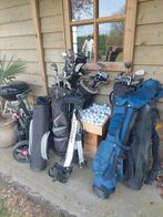 Partij golfspullen, clubs, tassen en ballen, Ophalen, Gebruikt