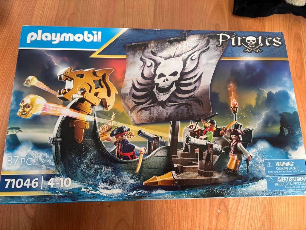 Playmobil piratenschip 71046 - Compleet, Ophalen, Zo goed als nieuw, Complete set