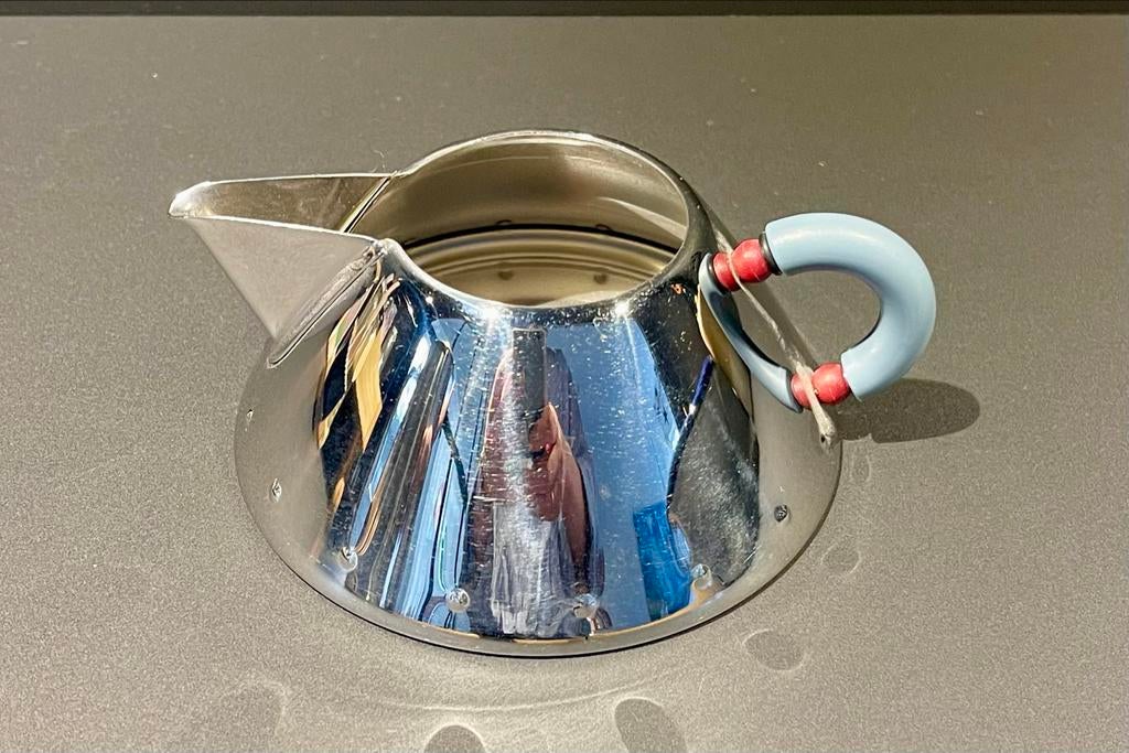 Alessi vintage roestvrijstalen melkkan, Ophalen of Verzenden, Zo goed als nieuw