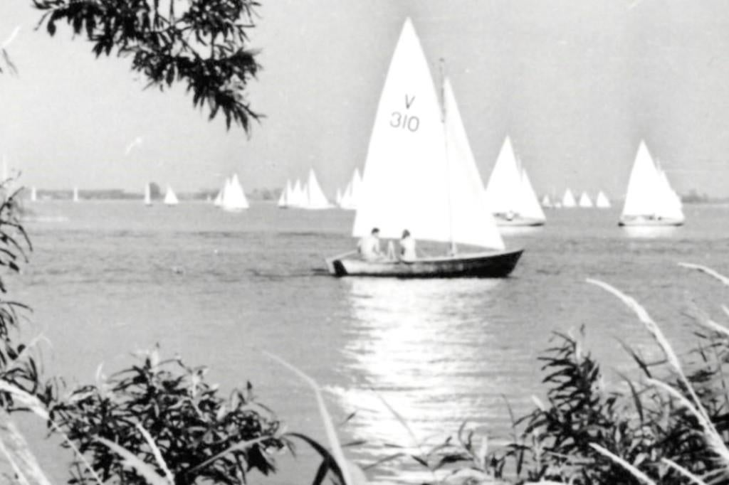 939479 Friesland zeilboot 1958 Poststempel Lemmer Gelopen, Ophalen of Verzenden, 1940 tot 1960, Gelopen, Friesland