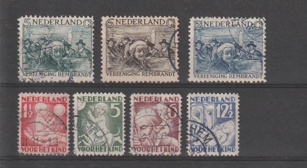 Nederland - jaargang 1930 gestempeld, compleet., Postzegels en Munten, Verzenden, T/m 1940, Gestempeld