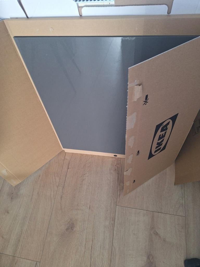 Kastdeur 60x64 hoogglans grijs, Ophalen of Verzenden