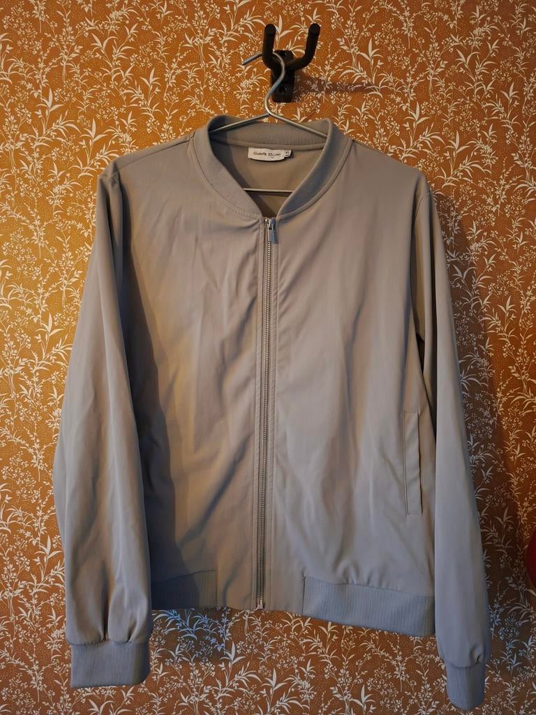 Nicolette Kluijver bomber jasje travelstof grijs XL, Ophalen of Verzenden, Zo goed als nieuw, Grijs