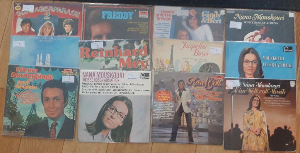 Partij van 49 Duitstalige LP's, Ophalen, Gebruikt, 12 inch, Overige soorten