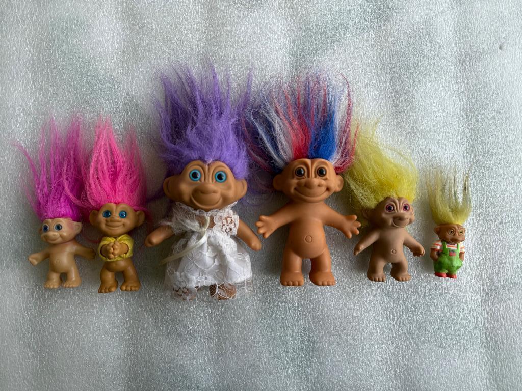Troll Dolls collectie vintage jaren 80 90 retro speelgoed, Ophalen of Verzenden, Gebruikt, Overige typen