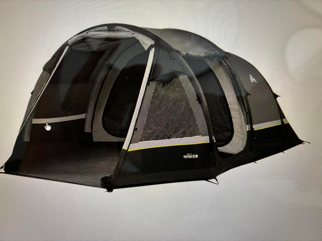 Nieuwe Obelink tunneltent - Ongebruikt!, Caravans en Kamperen, Ophalen, Nieuw, Tot en met 4